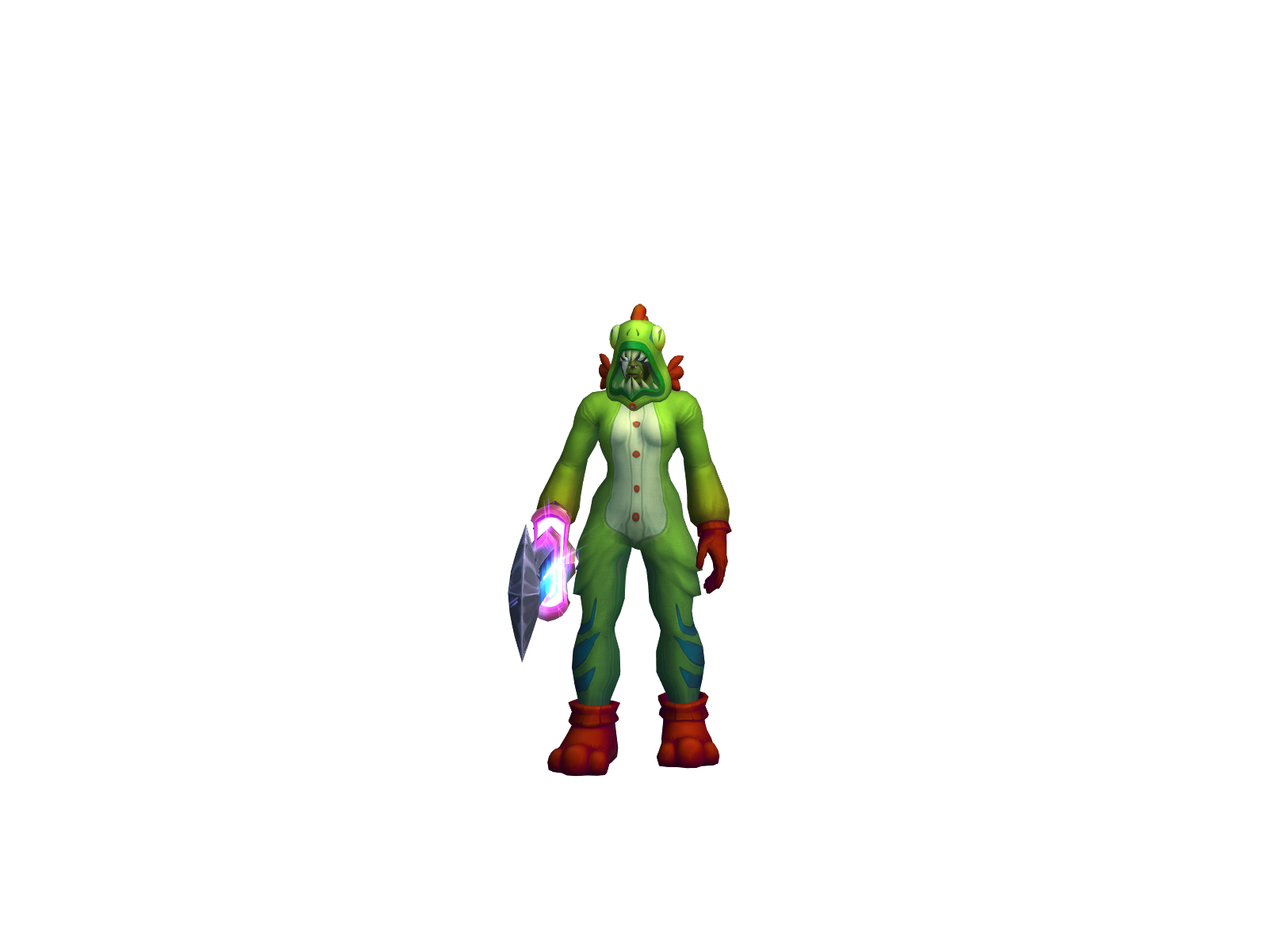 Fandibro 3D character render