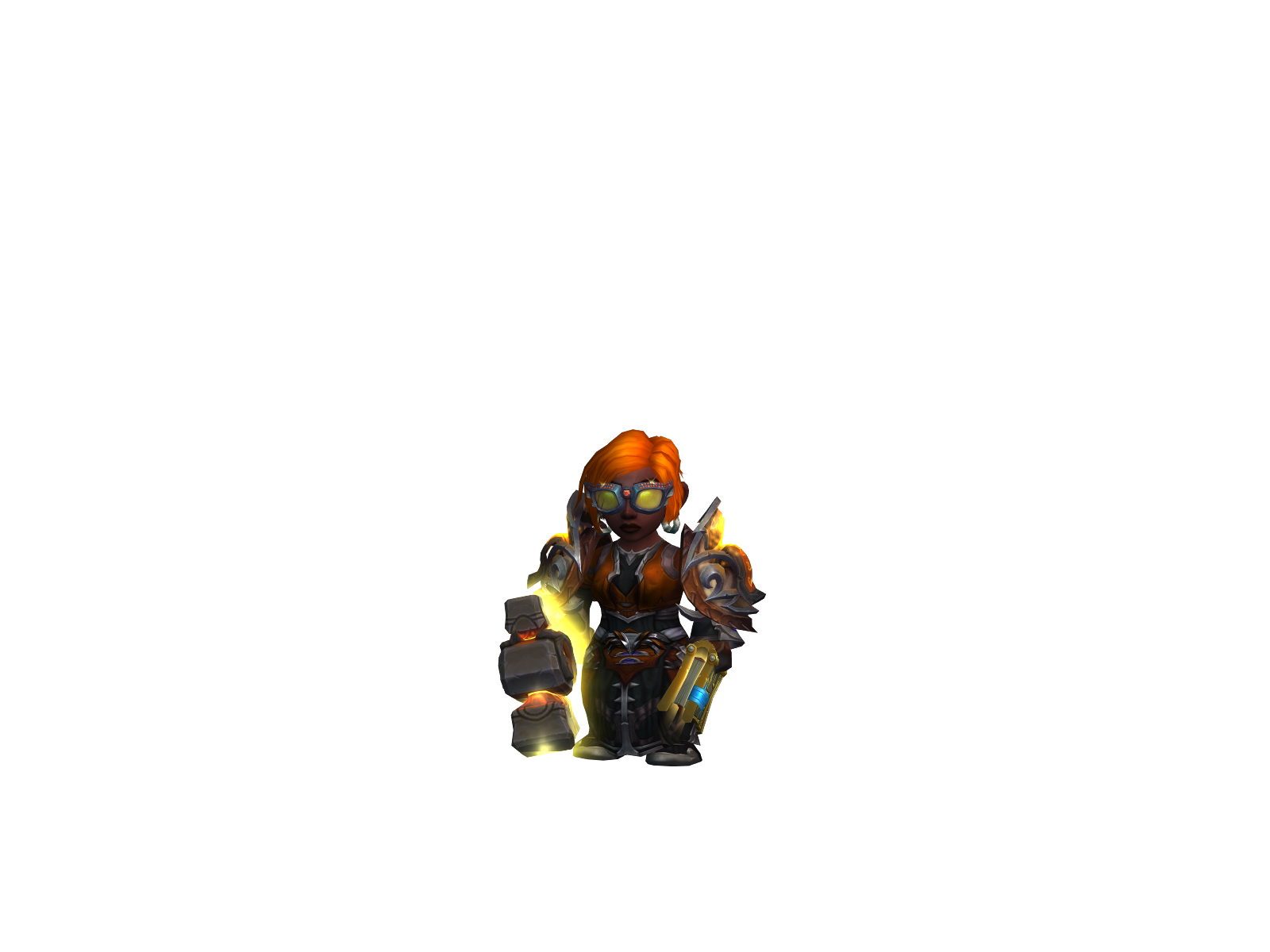 Gumaira 3D character render