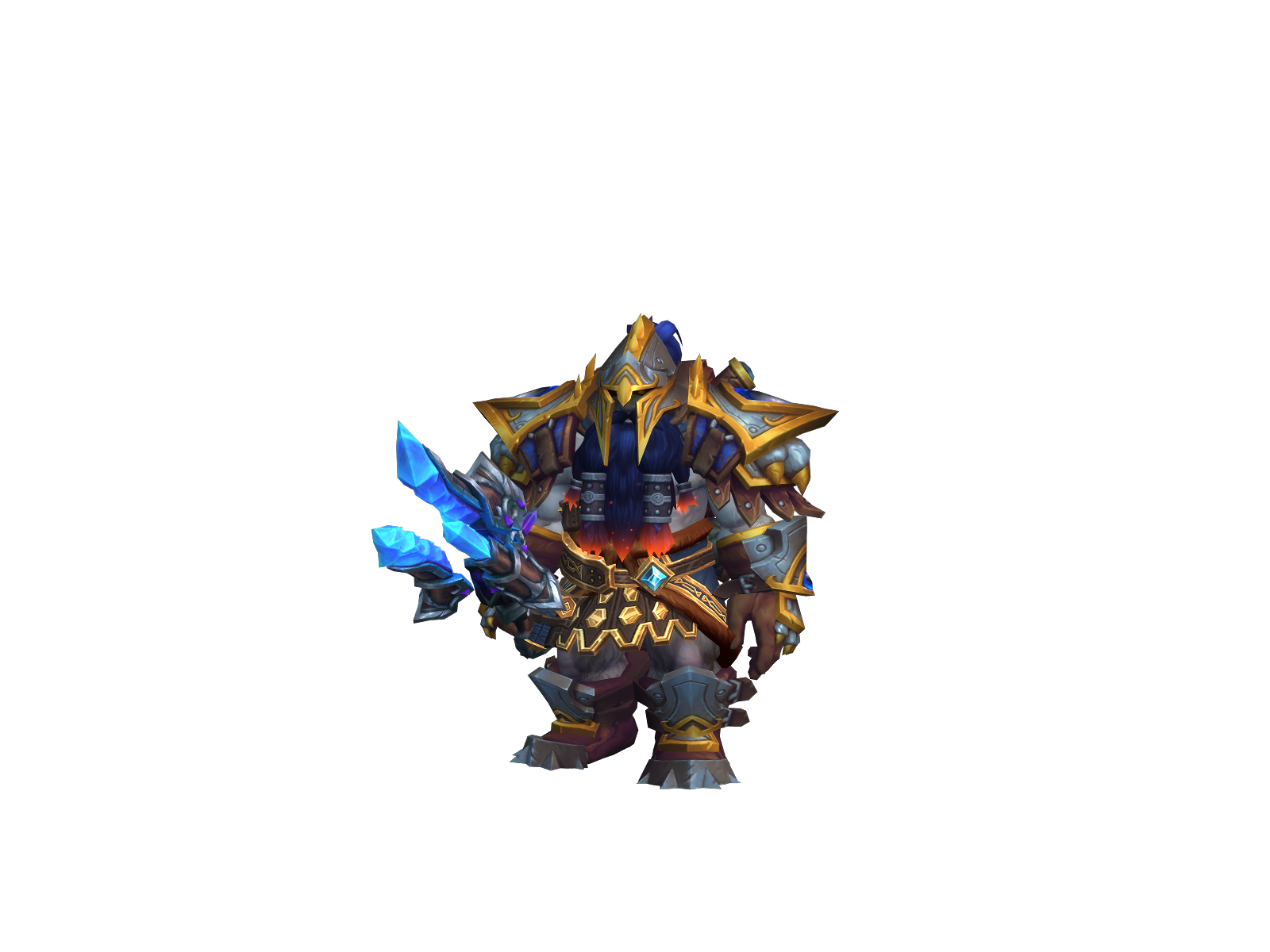 Sparkmantle 3D character render