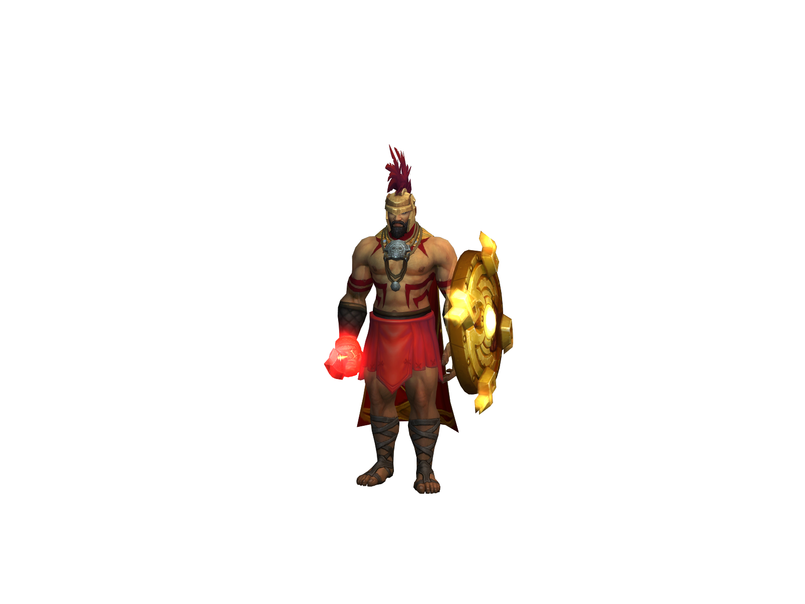 Zaximos 3D character render