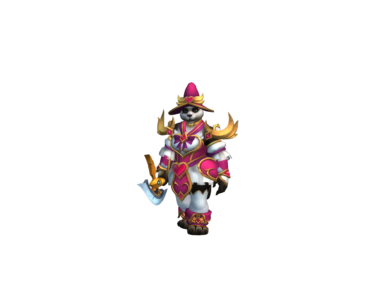 Mikamilemon 3D character render