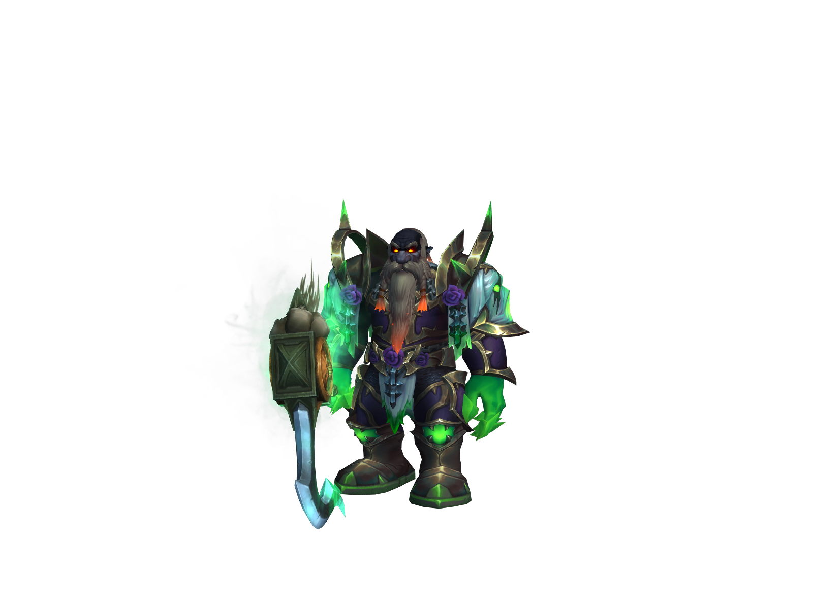 Crõwley 3D character render