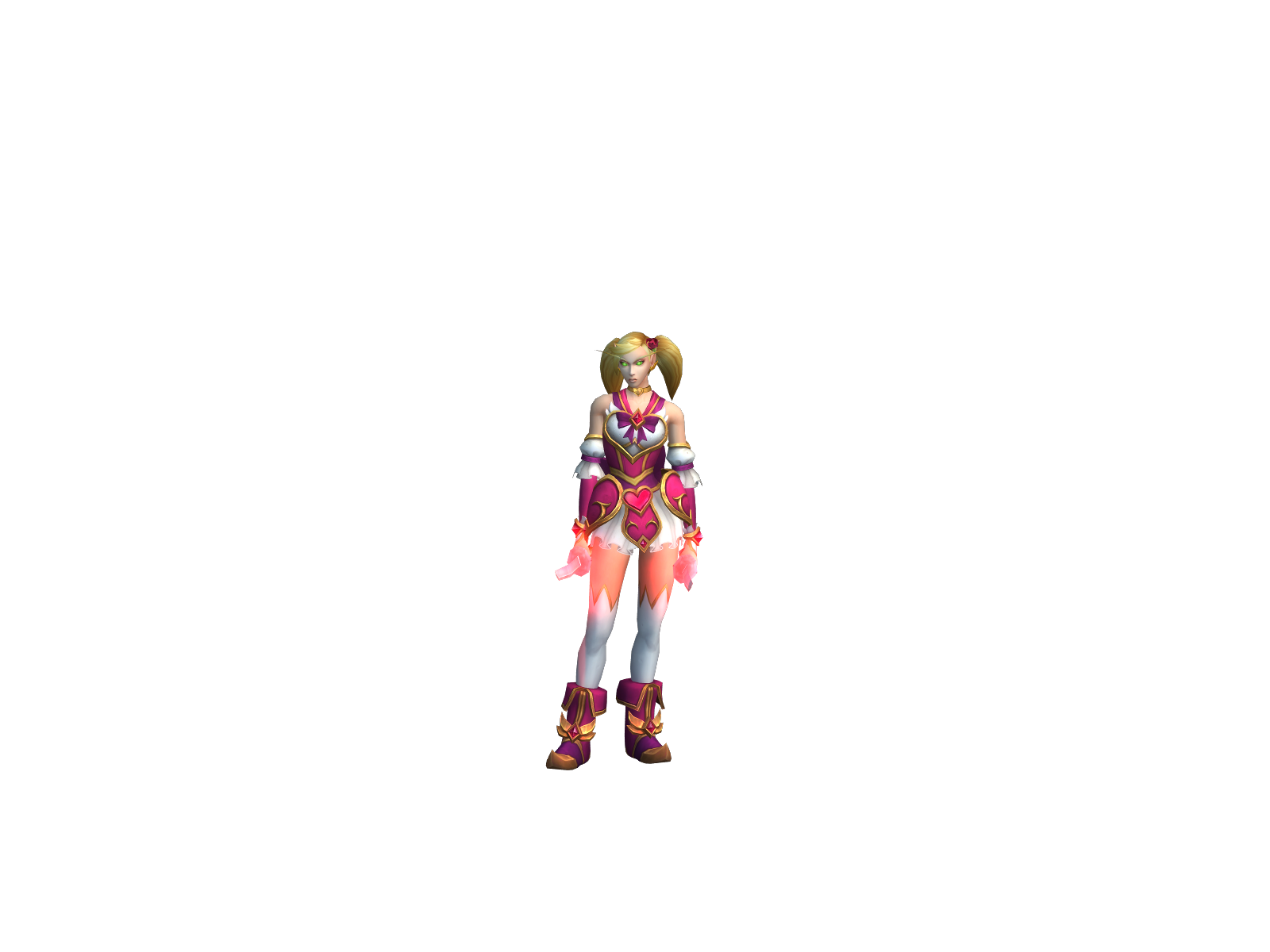 Mortisse 3D character render