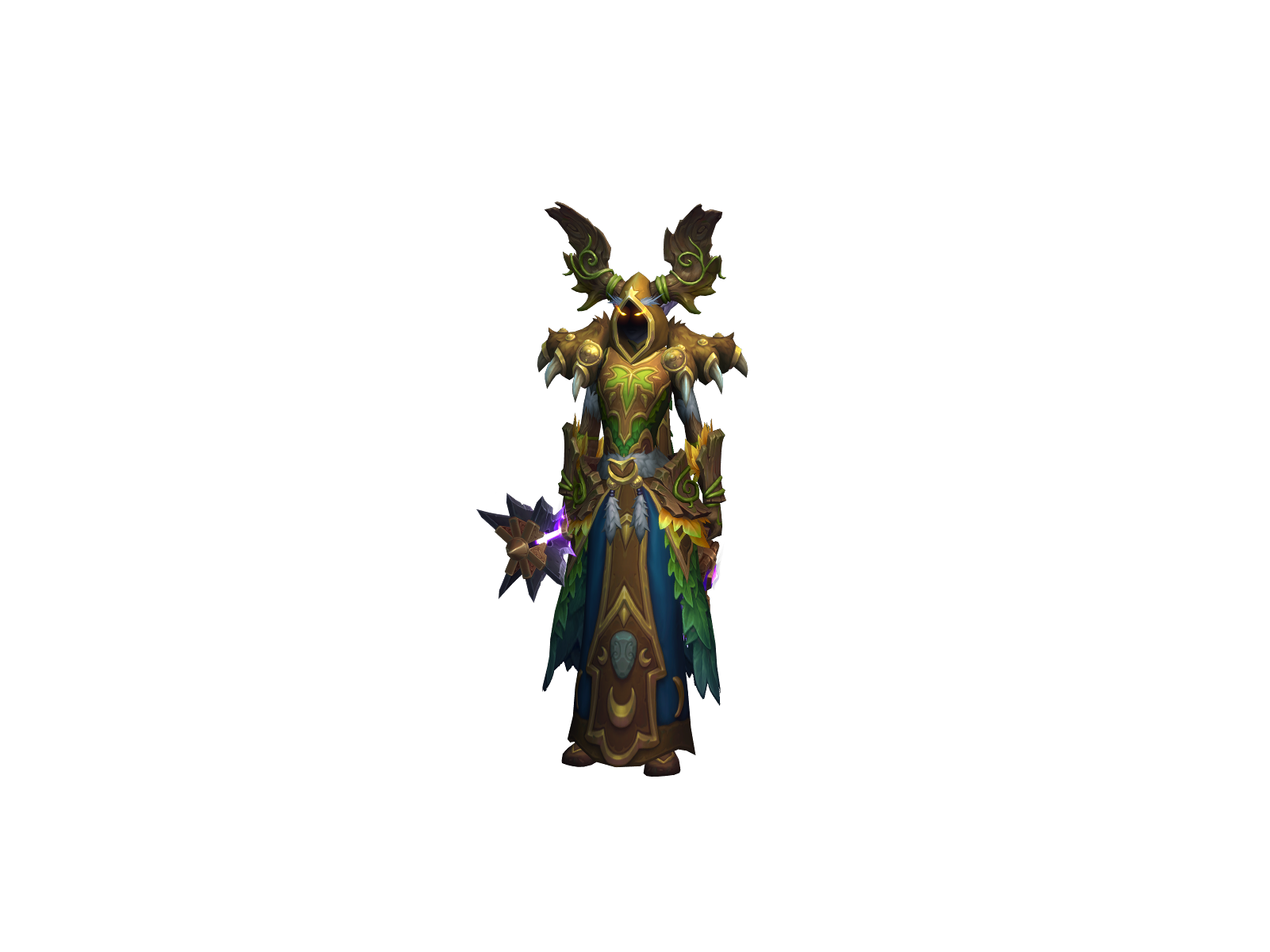 Flowerlady 3D character render