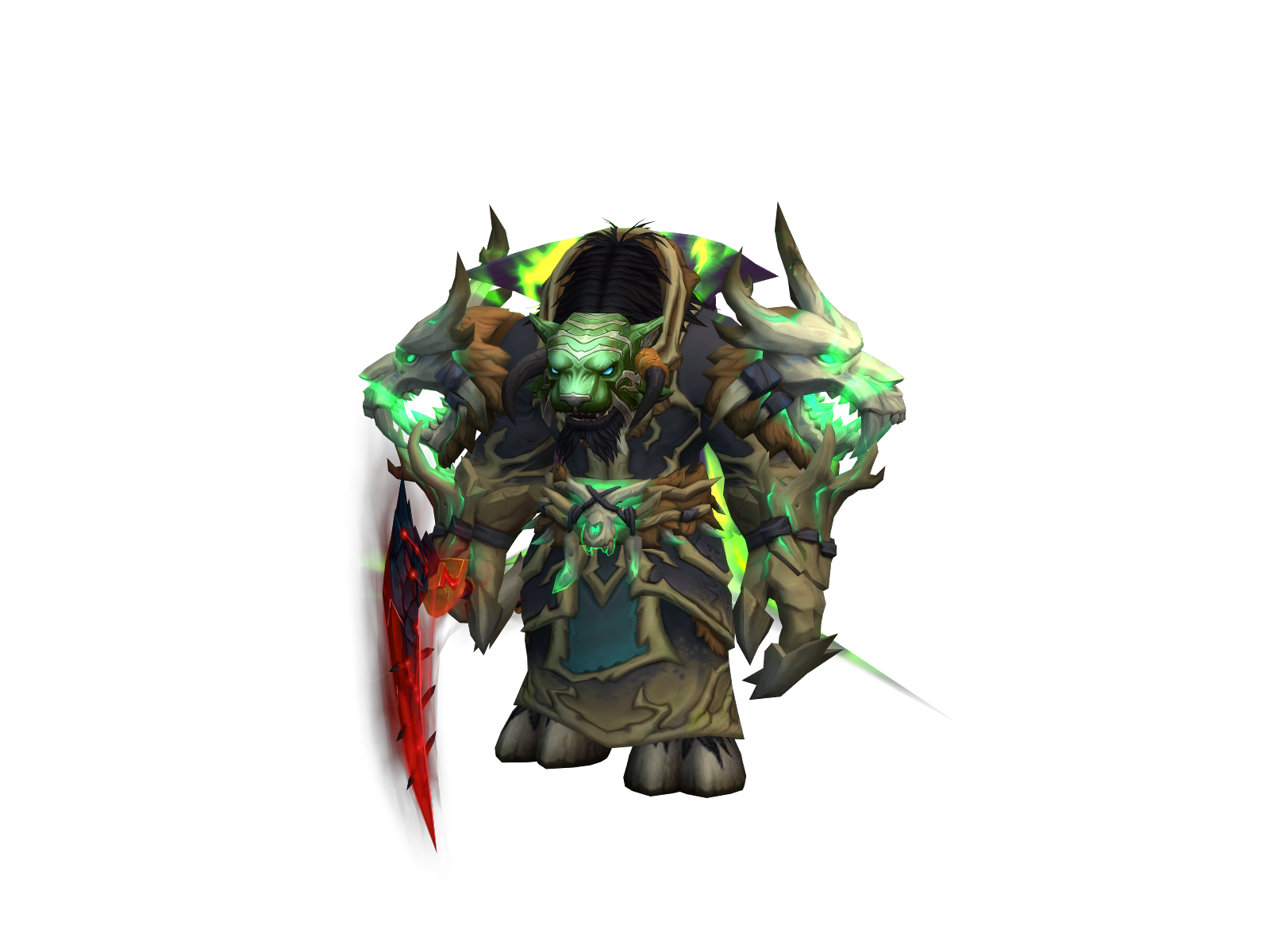Xreted 3D character render