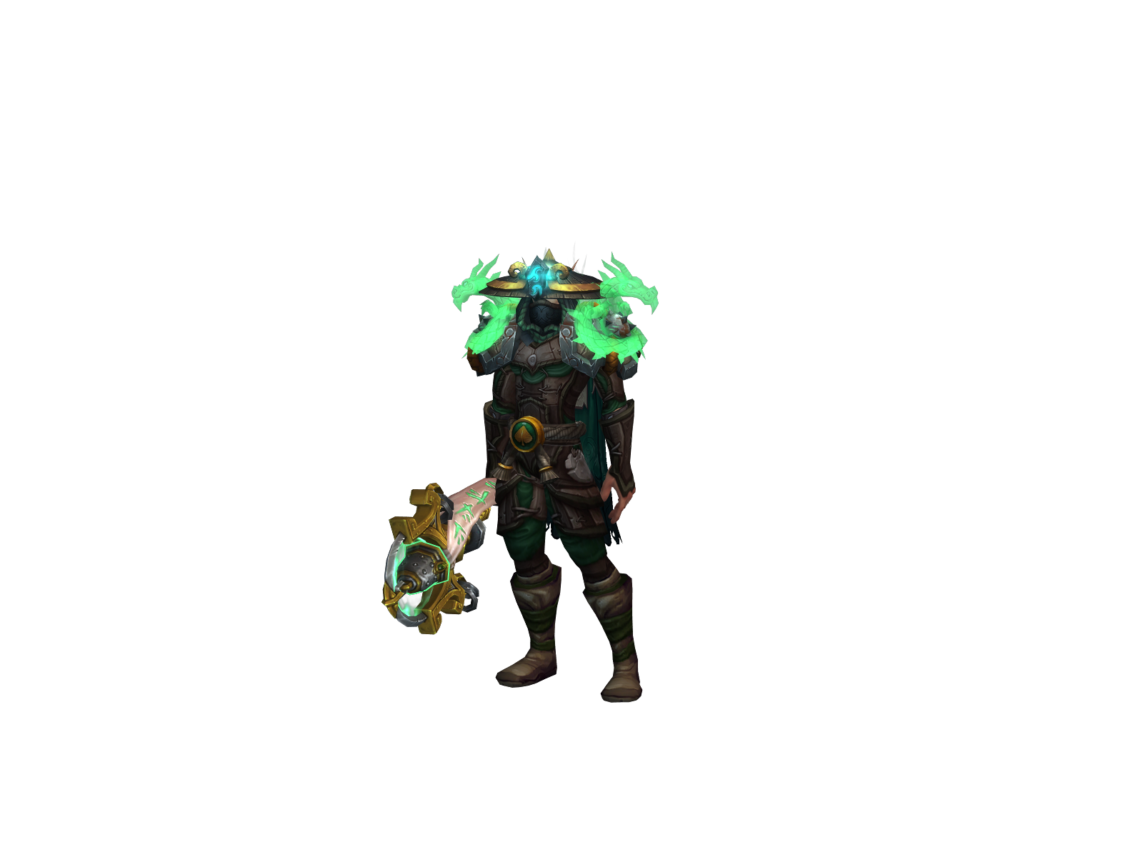 Gandian 3D character render