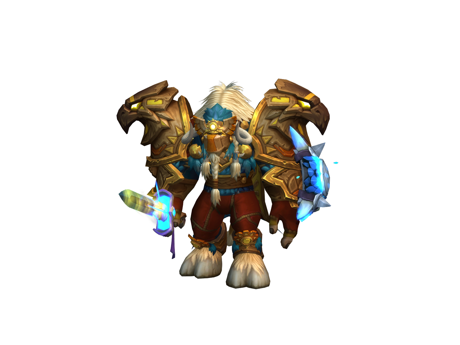 Trandall 3D character render