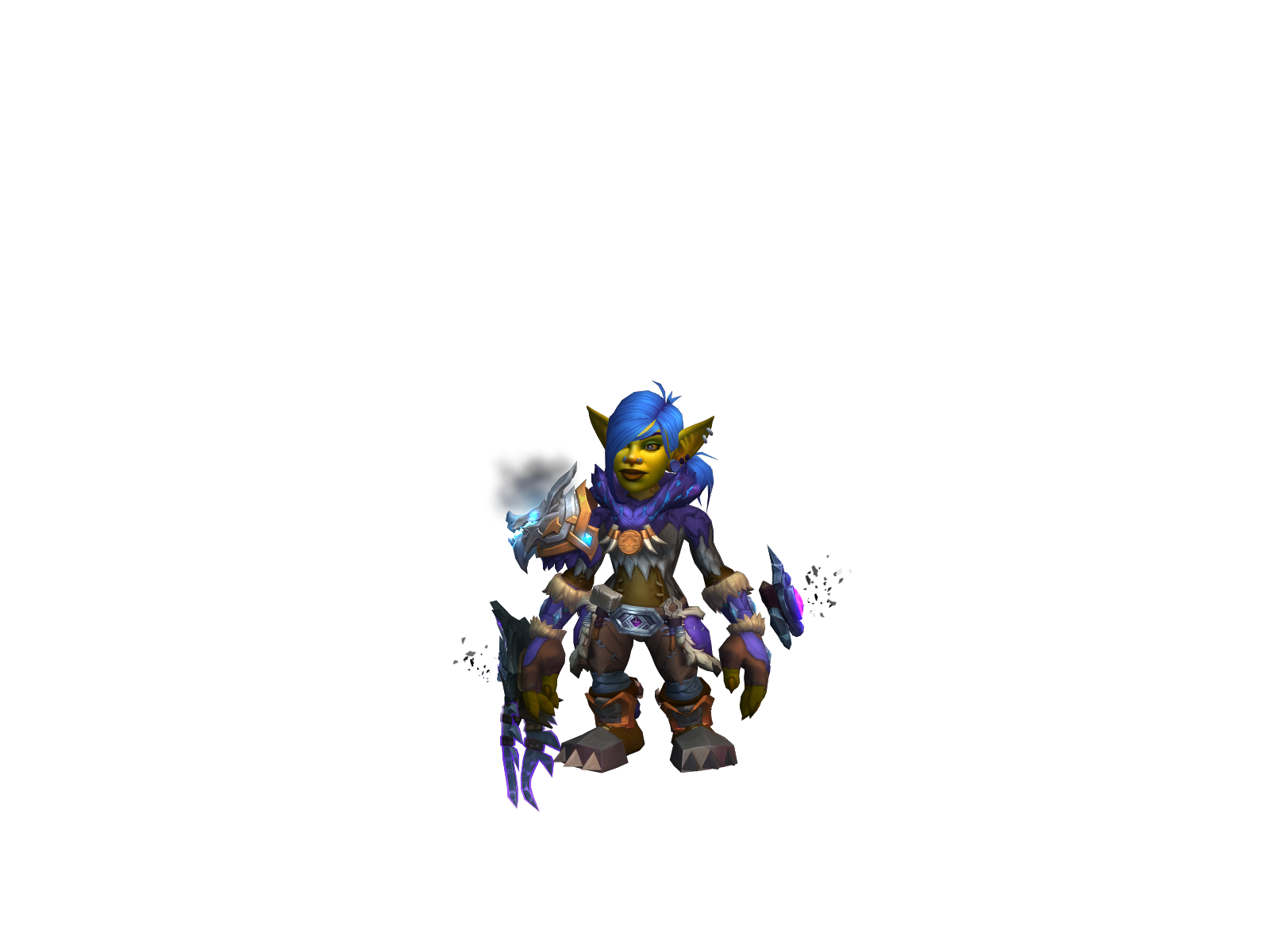 Sheve 3D character render