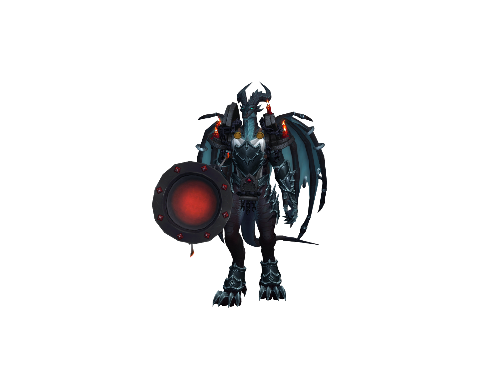 Scalyhoe 3D character render