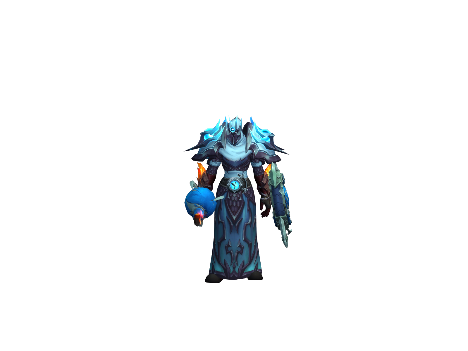 Nomodshaman 3D character render