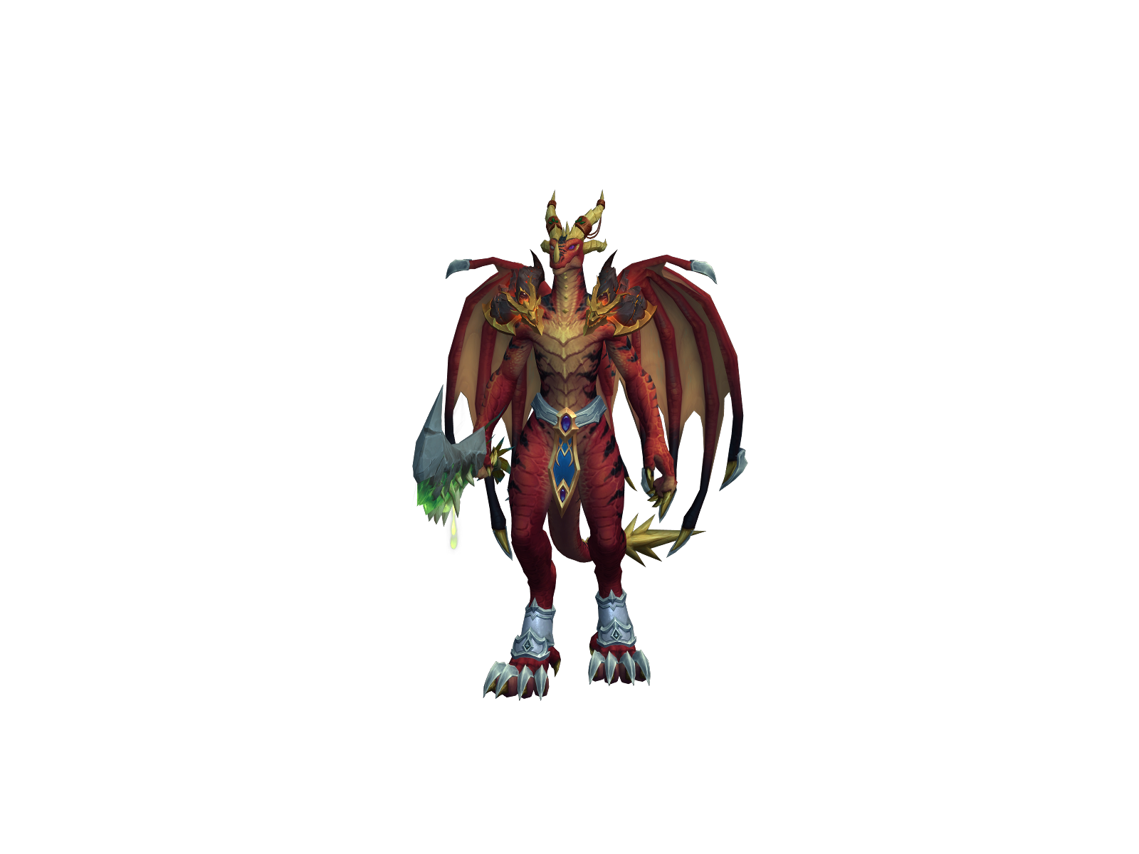 Schwañ 3D character render