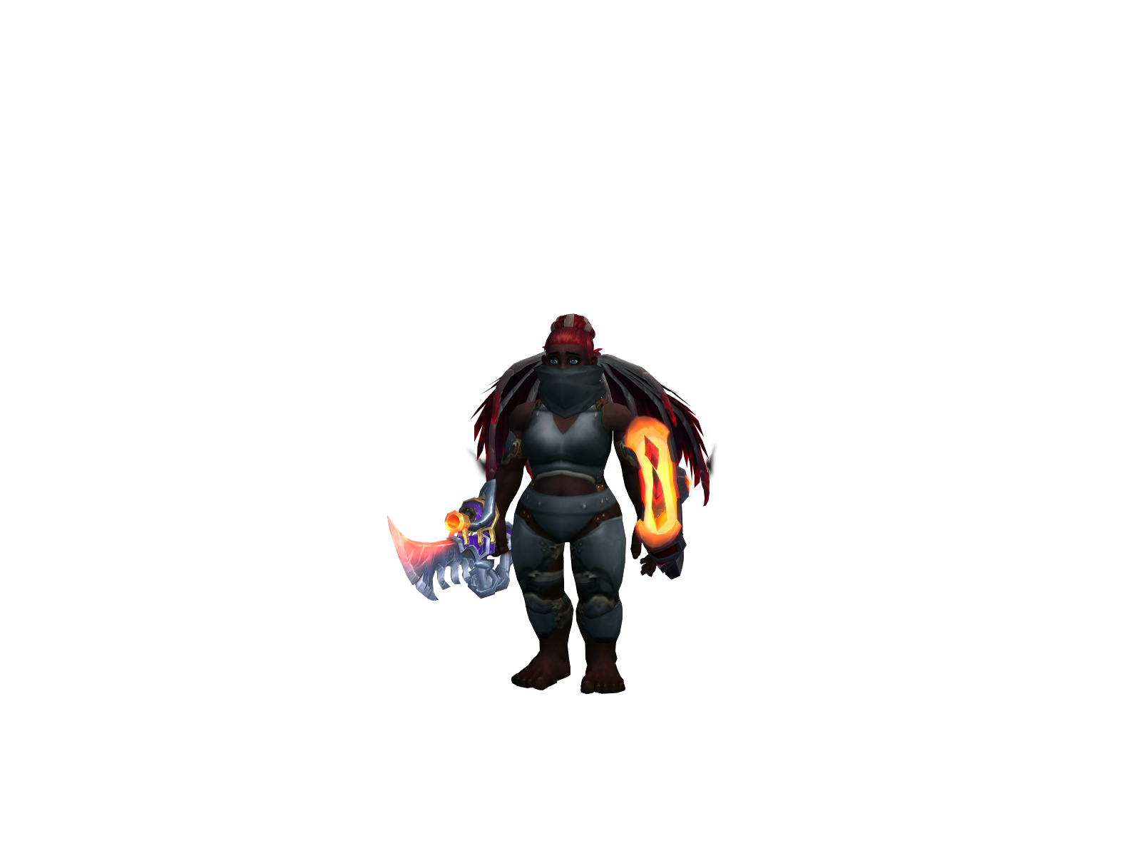 Ocepala 3D character render