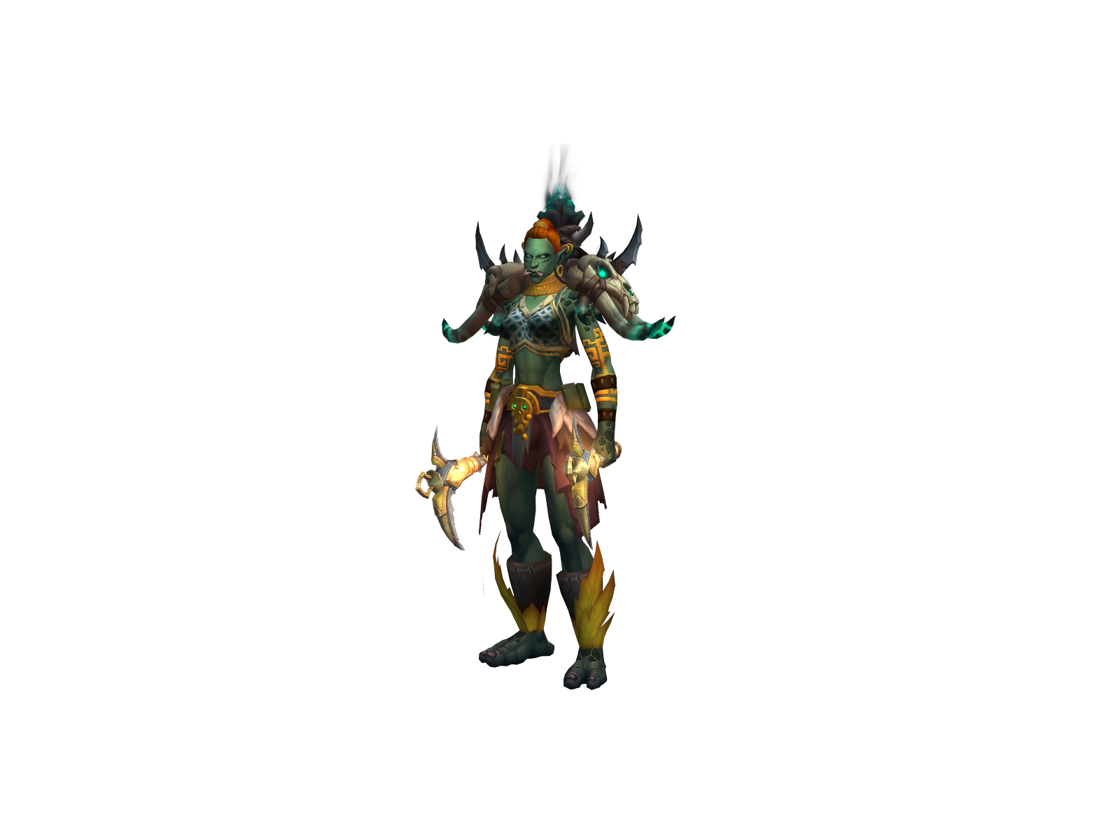 Paparuda 3D character render