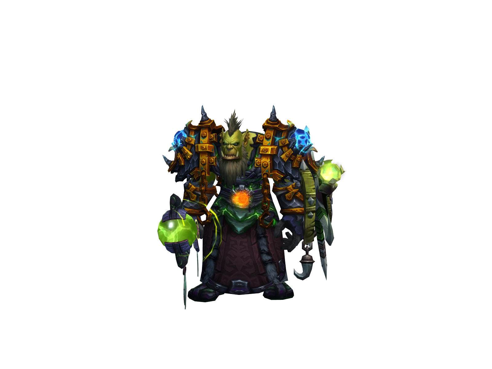 Electroz 3D character render