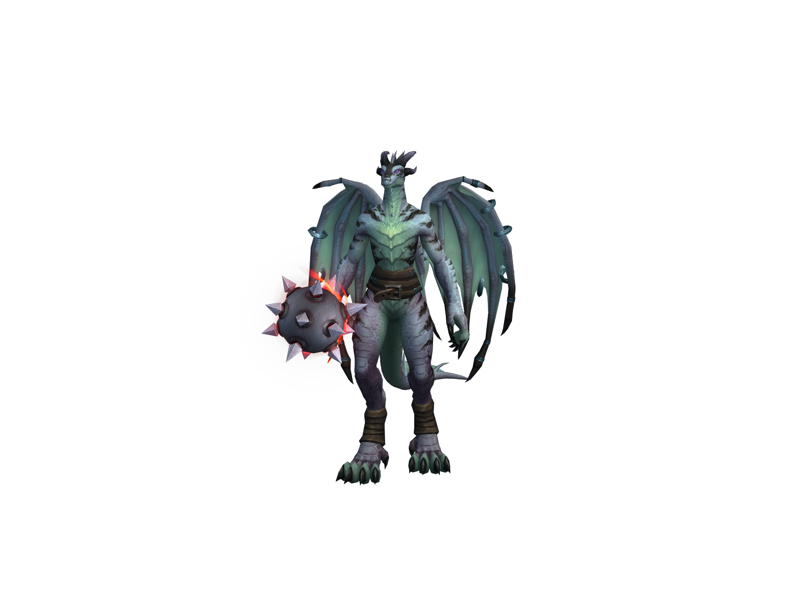 Sericaea 3D character render
