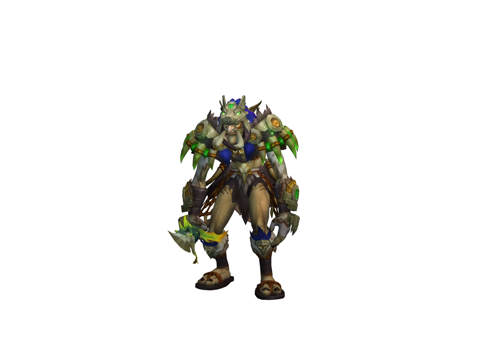 Mouka 3D character render