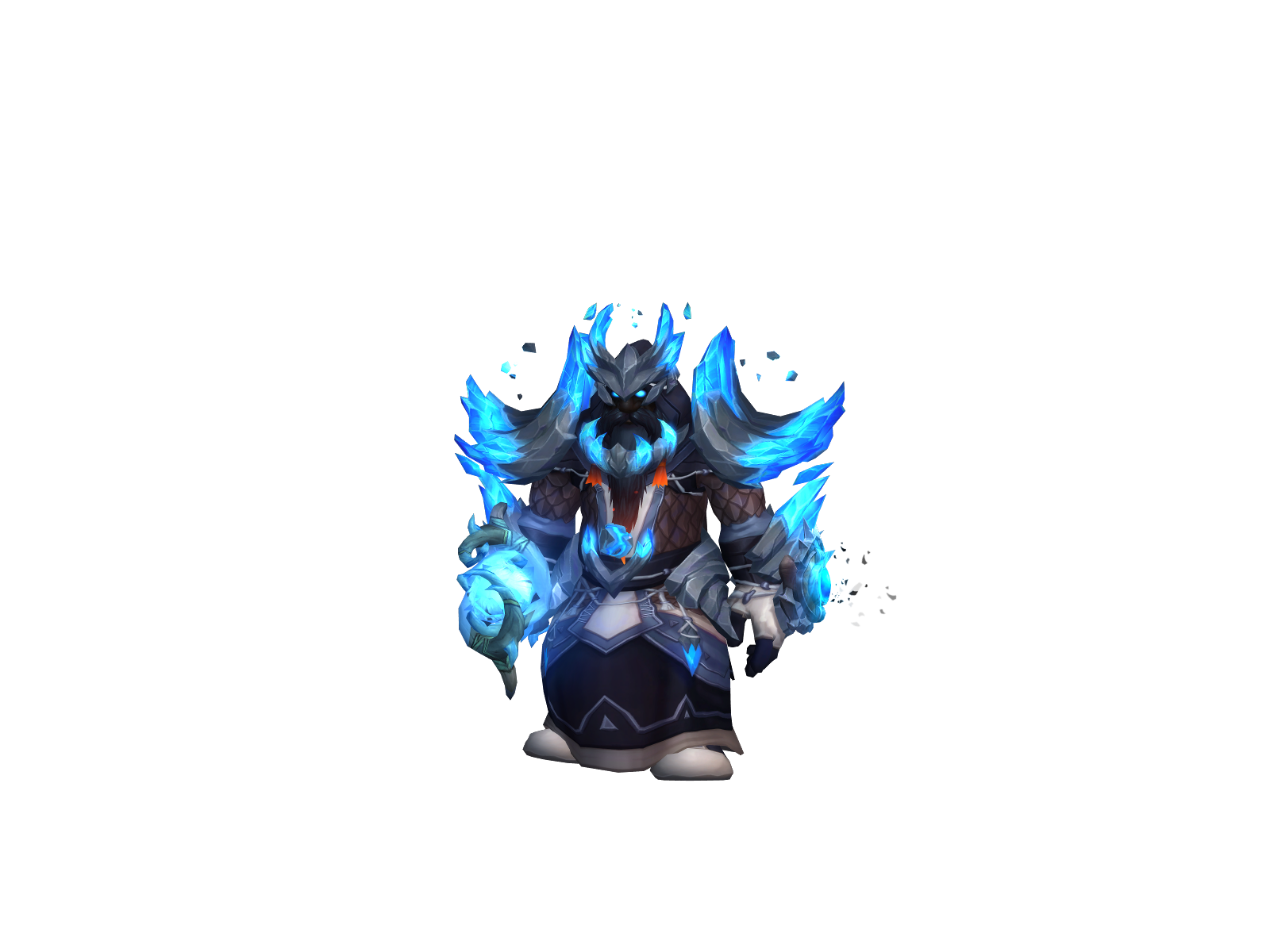 Vodu 3D character render