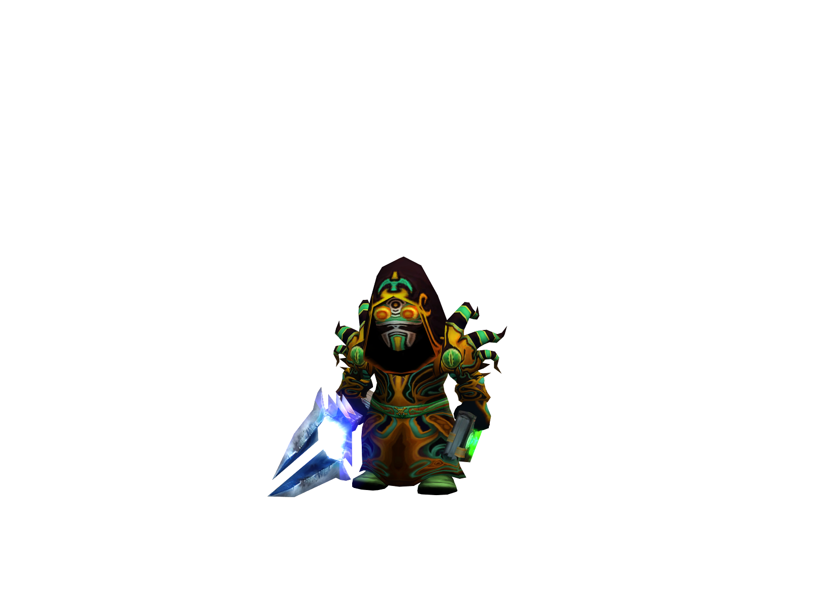 Telelock 3D character render