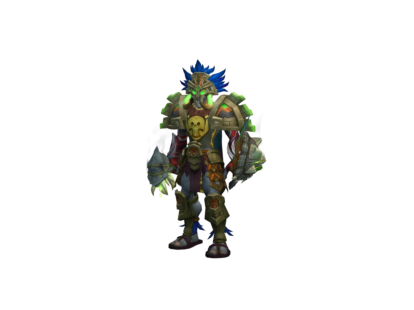 Skylion 3D character render