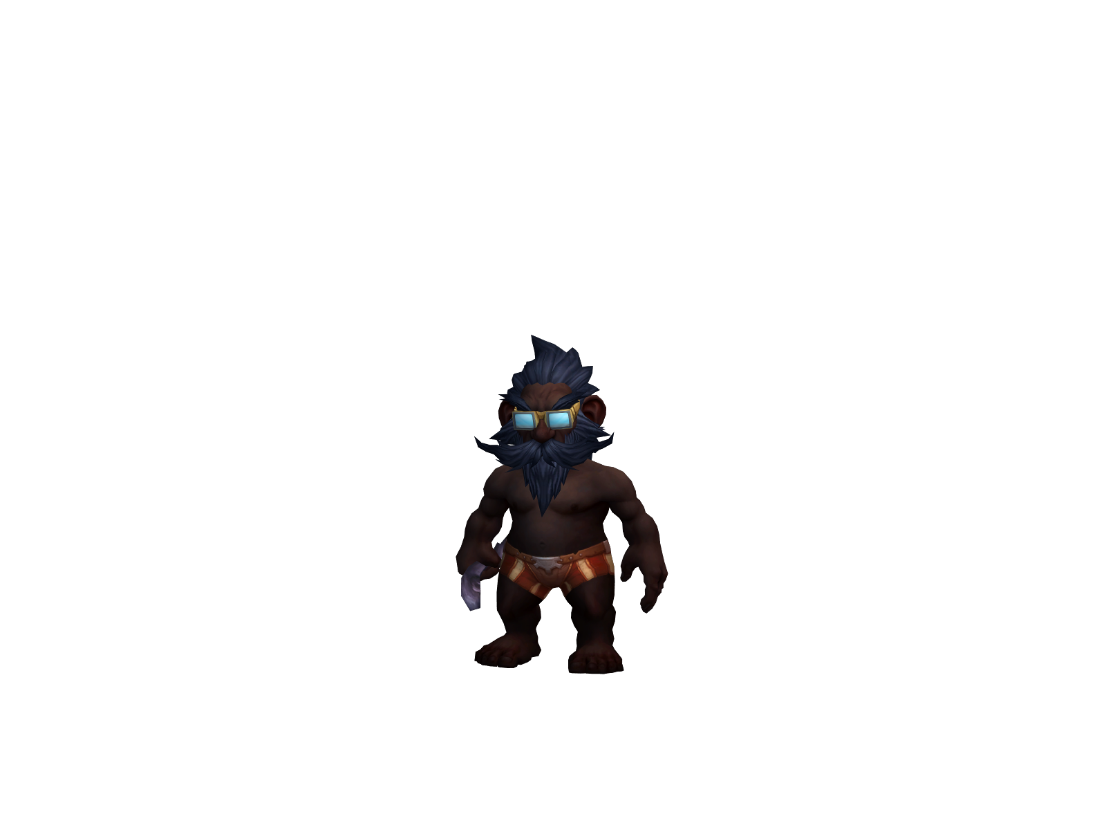 Smetis 3D character render