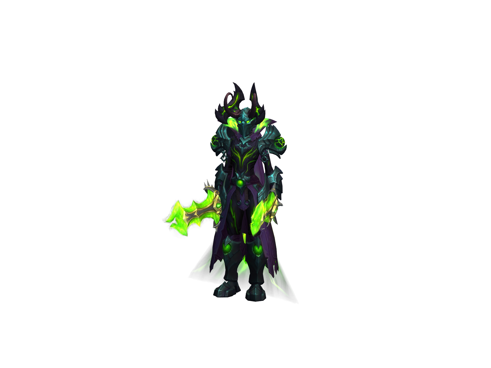 Krulhime 3D character render