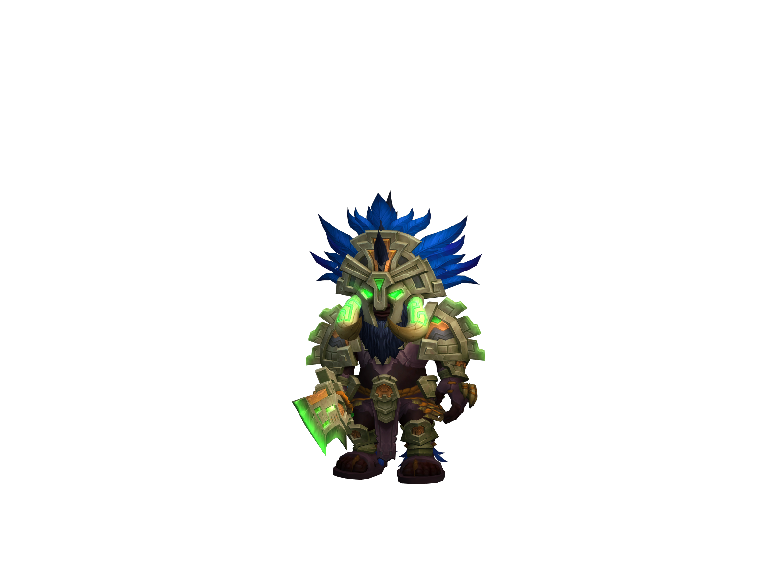 Sáa 3D character render