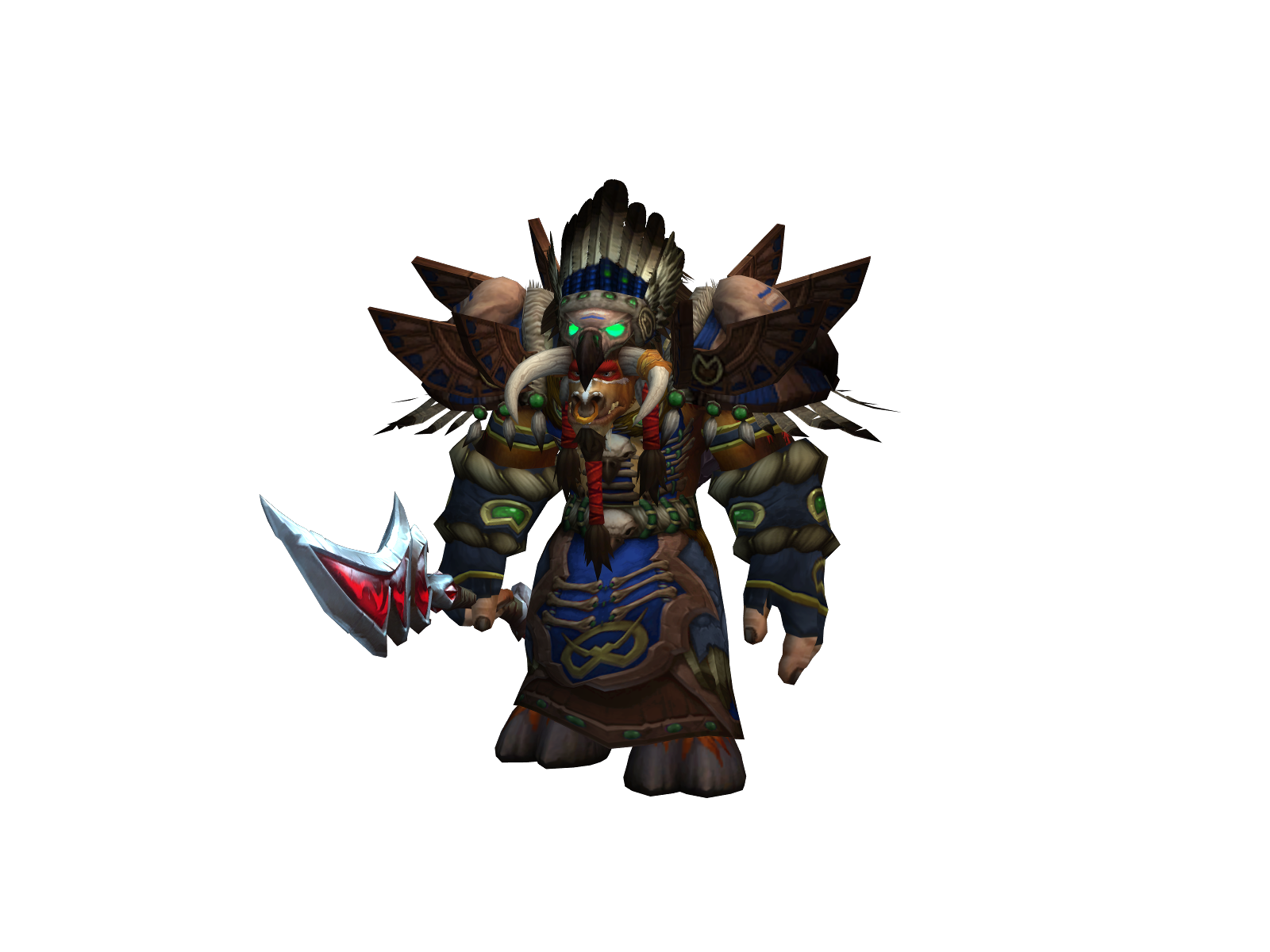 Uqrdrood 3D character render