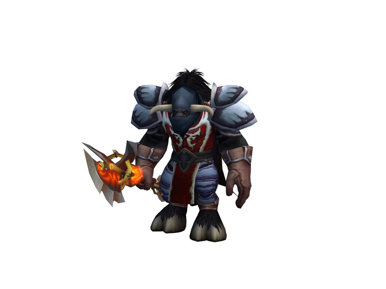 Menacing WoW character banner
