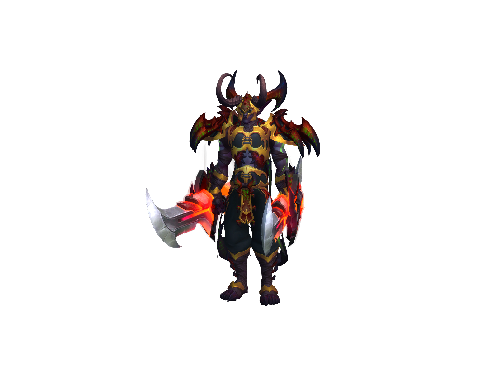 Demonsaki 3D character render