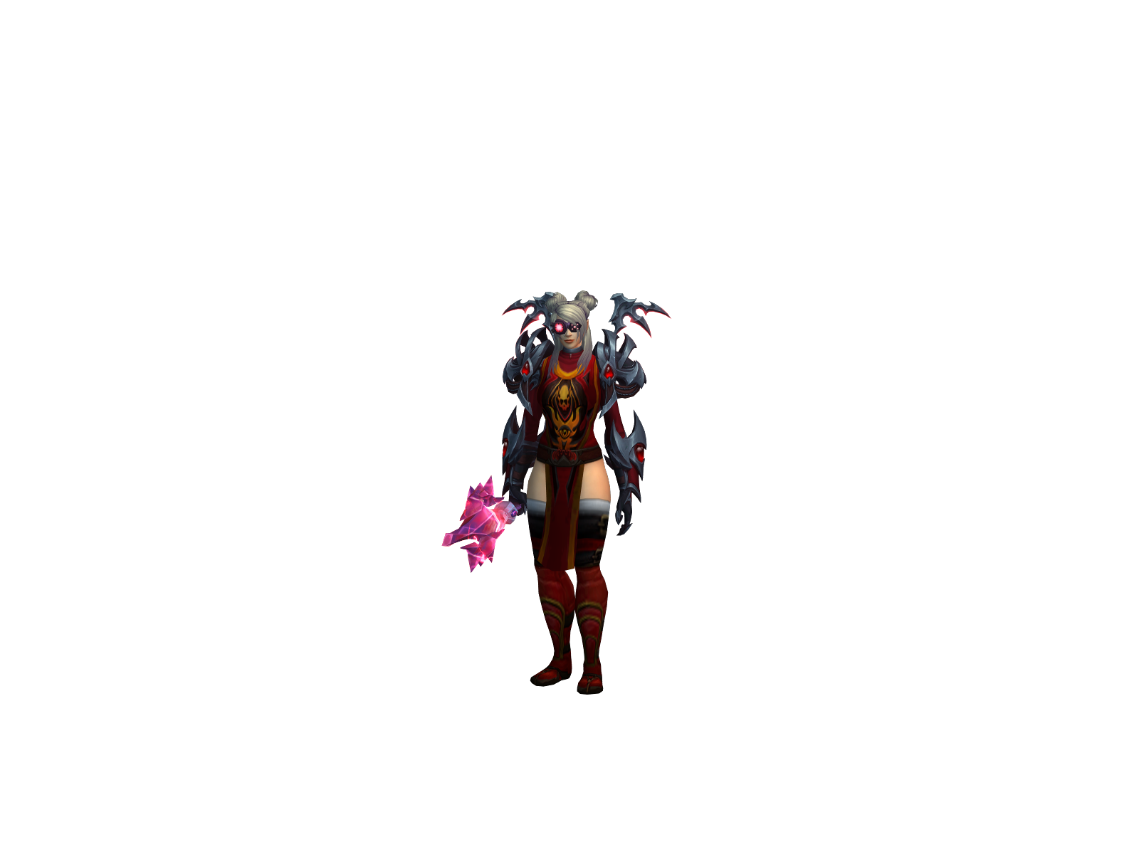 Rikuprîest 3D character render