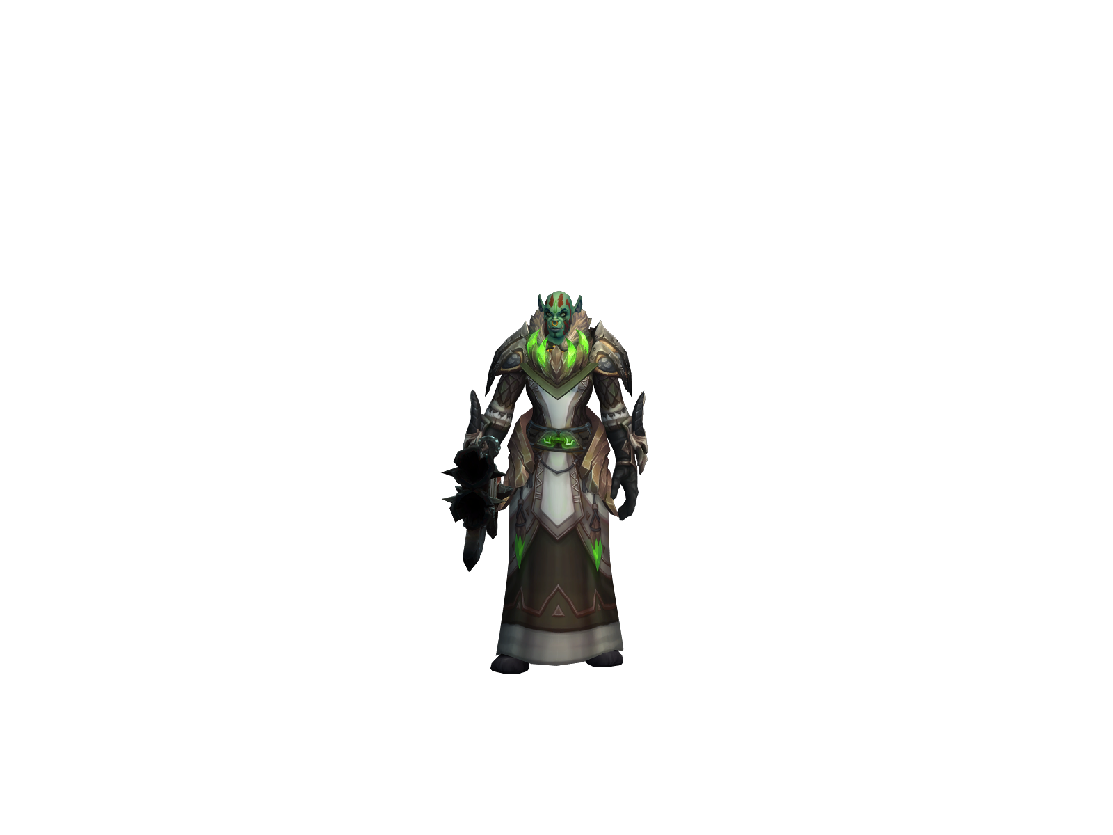 Ußak 3D character render