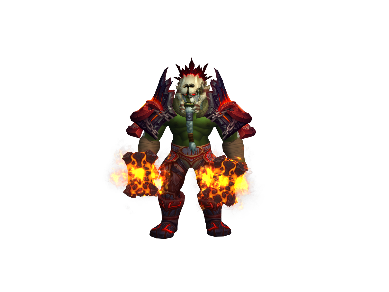 Glasflaska 3D character render