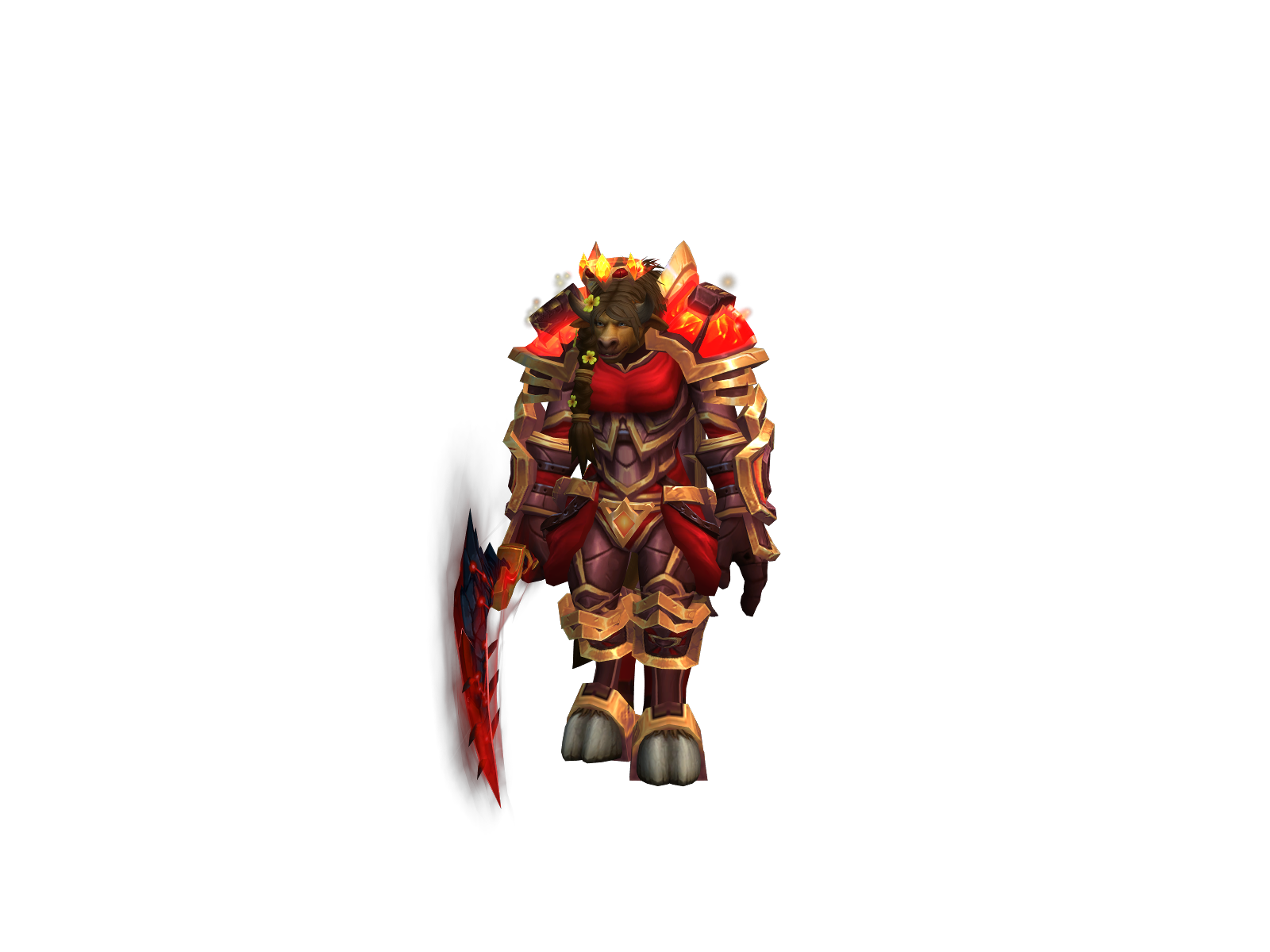 Hawycow 3D character render