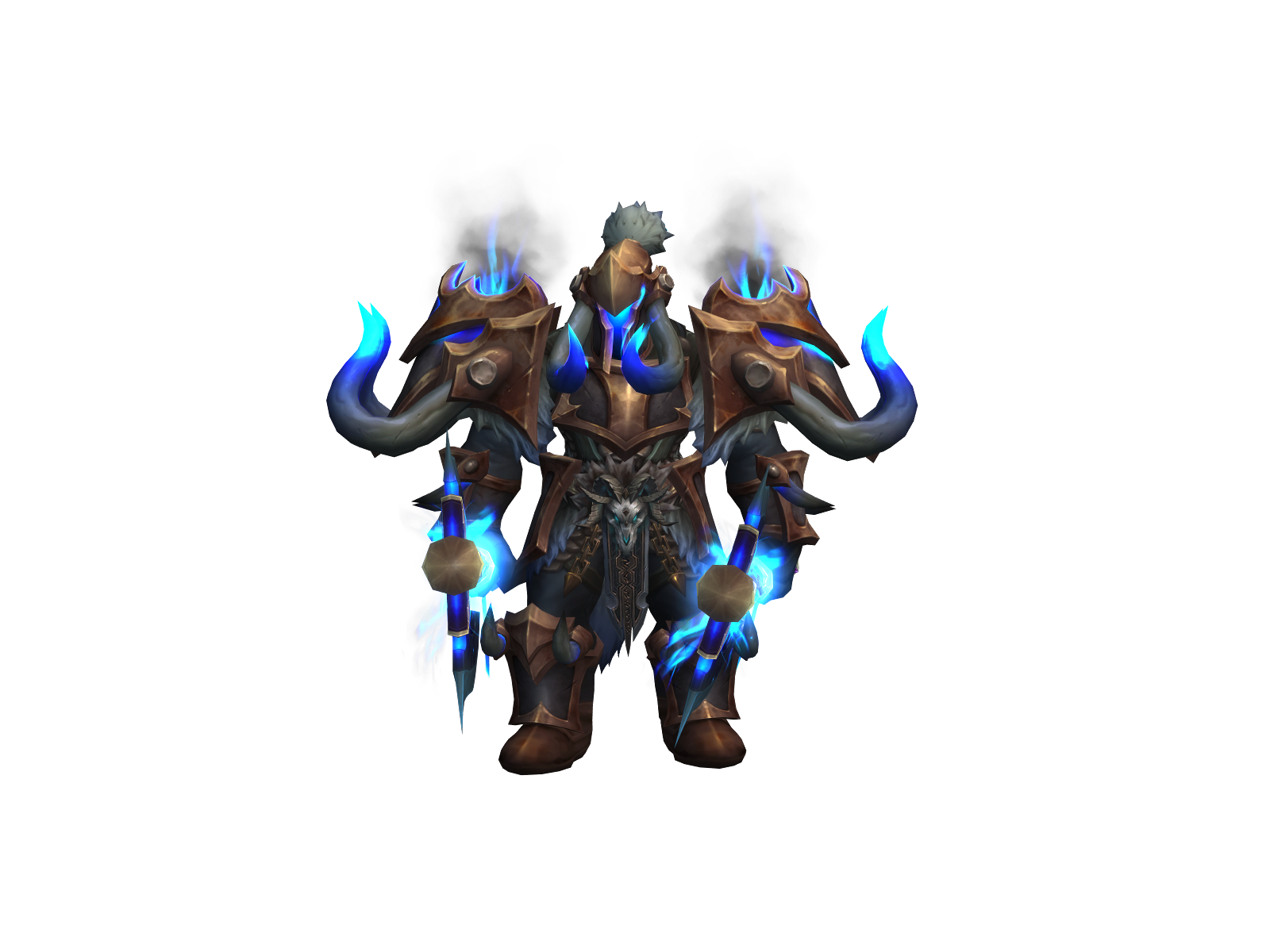 Zugging 3D character render