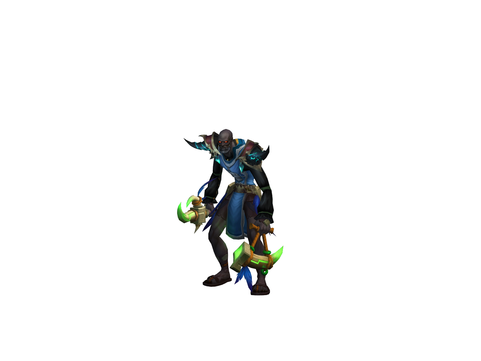 Warlockwill 3D character render
