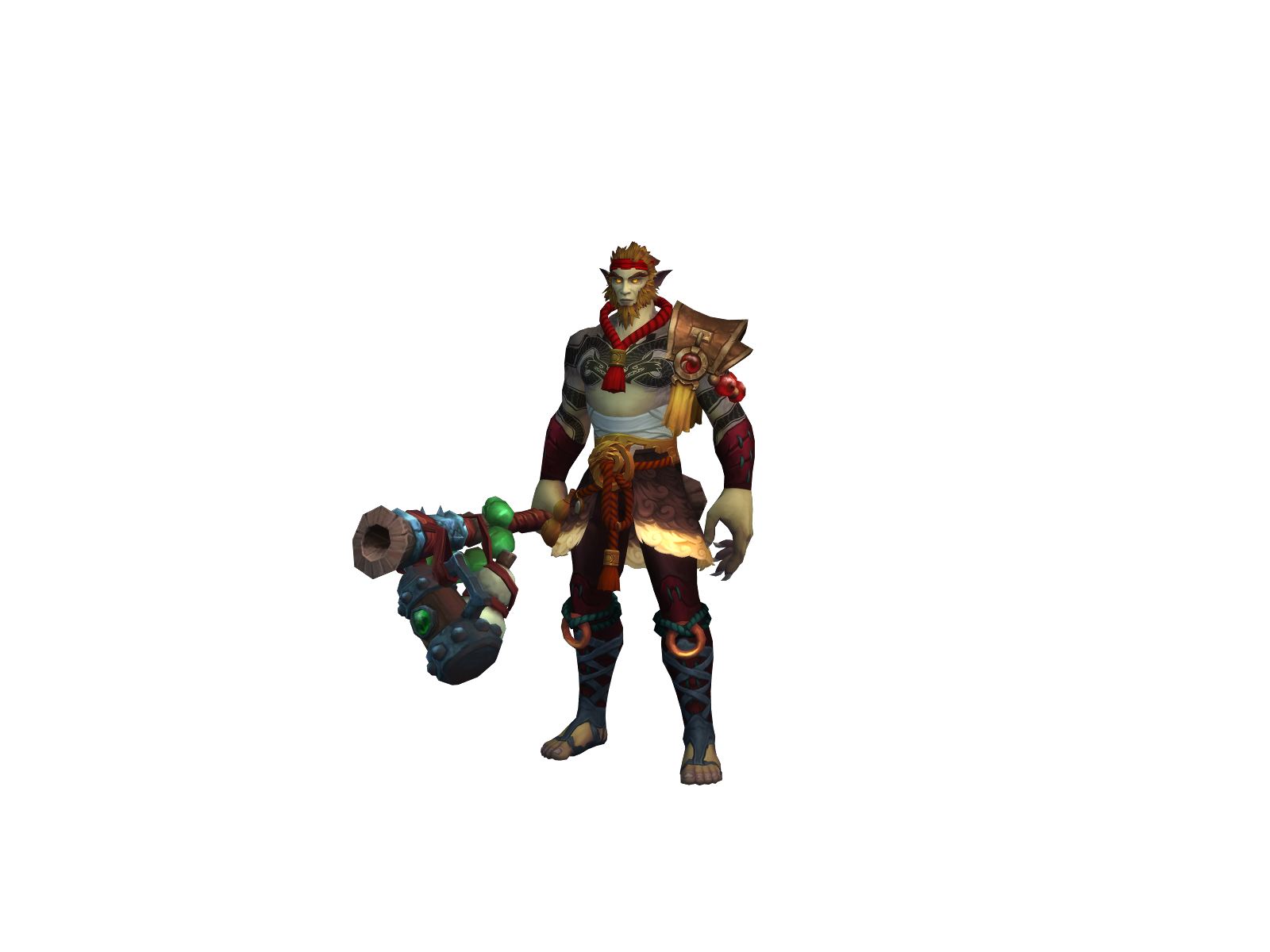 Wukongfury 3D character render