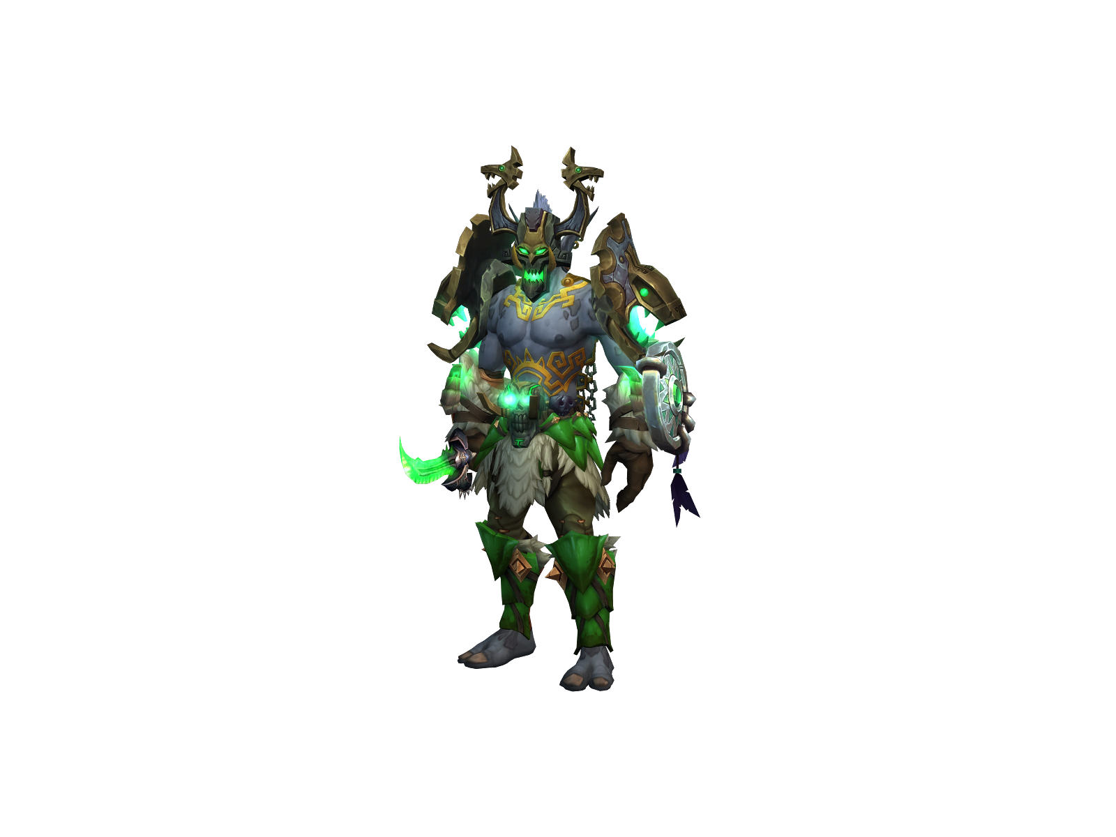 Xamankian 3D character render