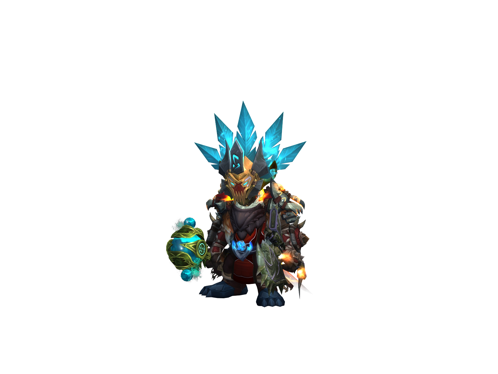Gamboa 3D character render