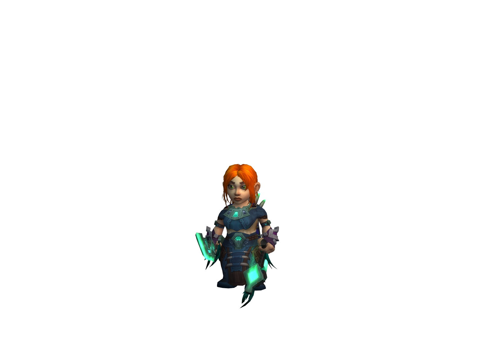 Gwez 3D character render