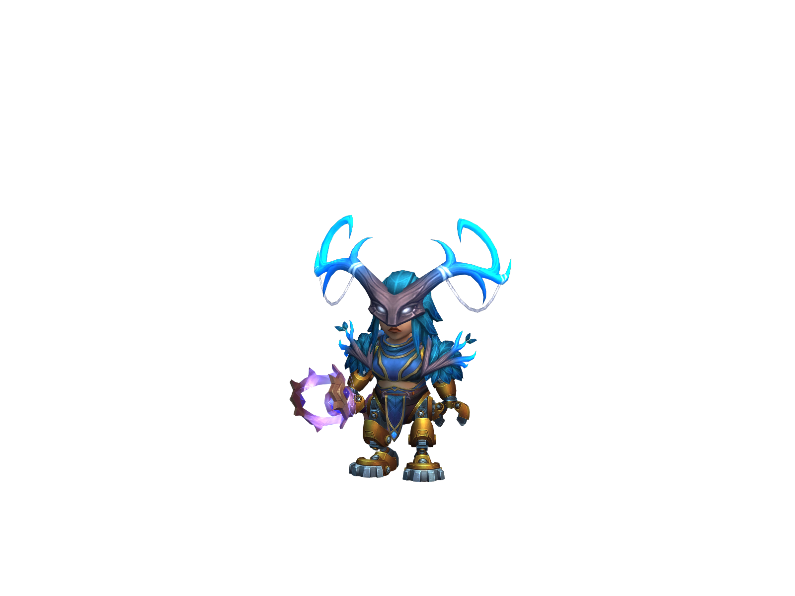 Meluneï 3D character render
