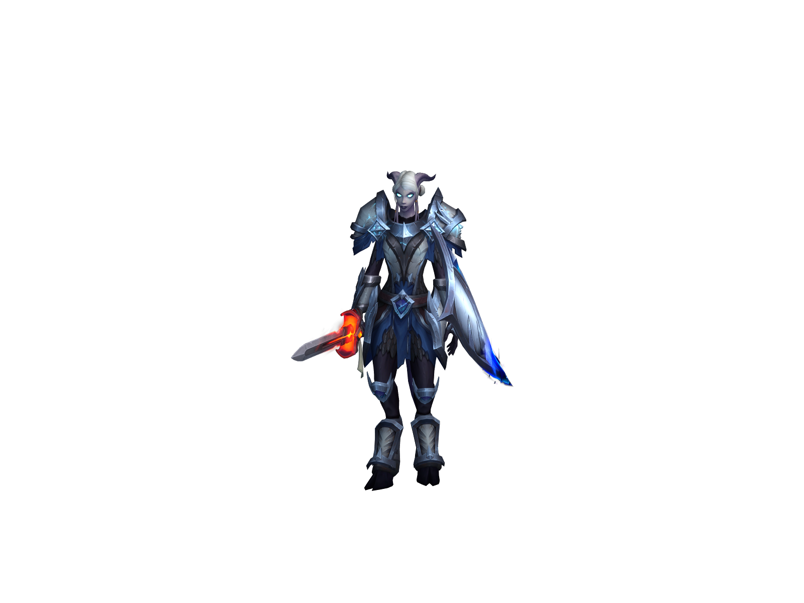Milva 3D character render