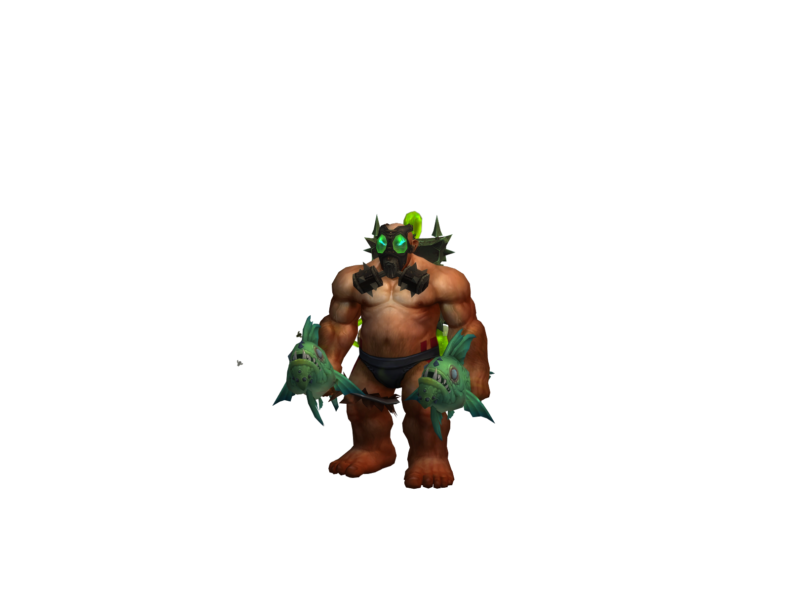 Stahlfish 3D character render