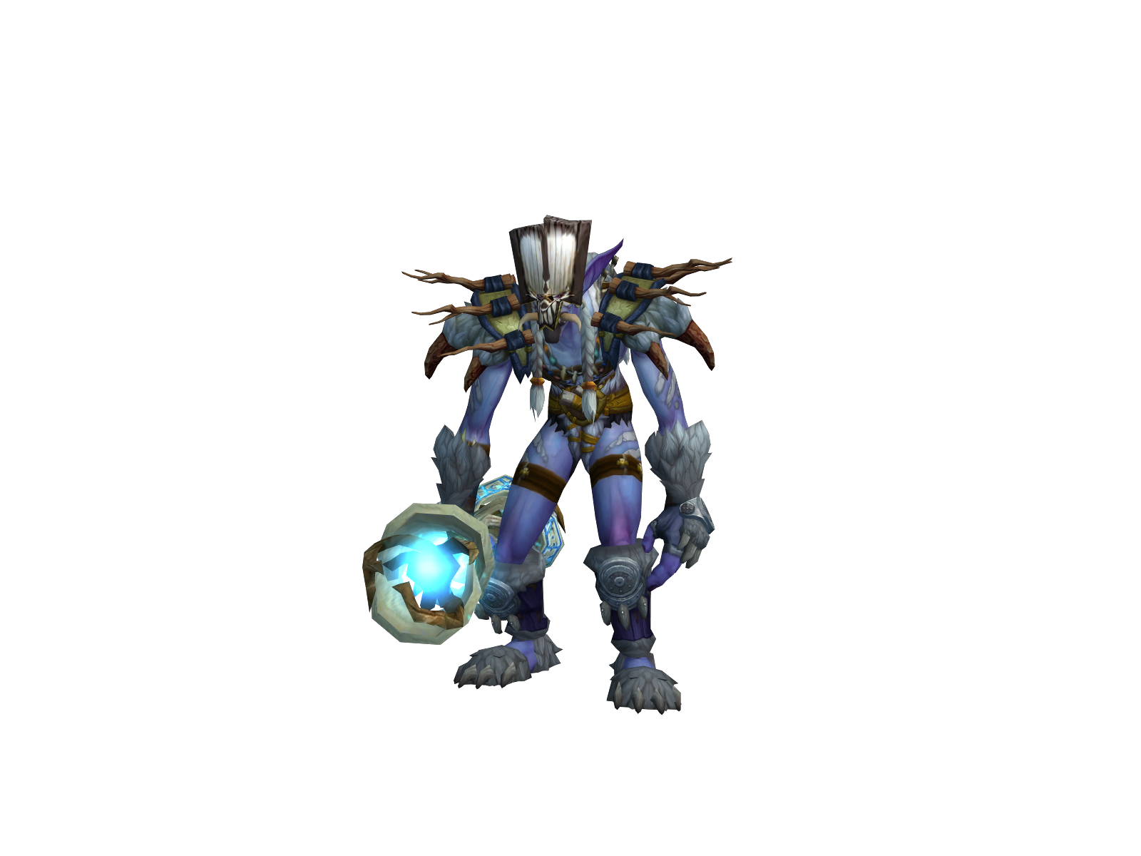 Poliglucomin 3D character render