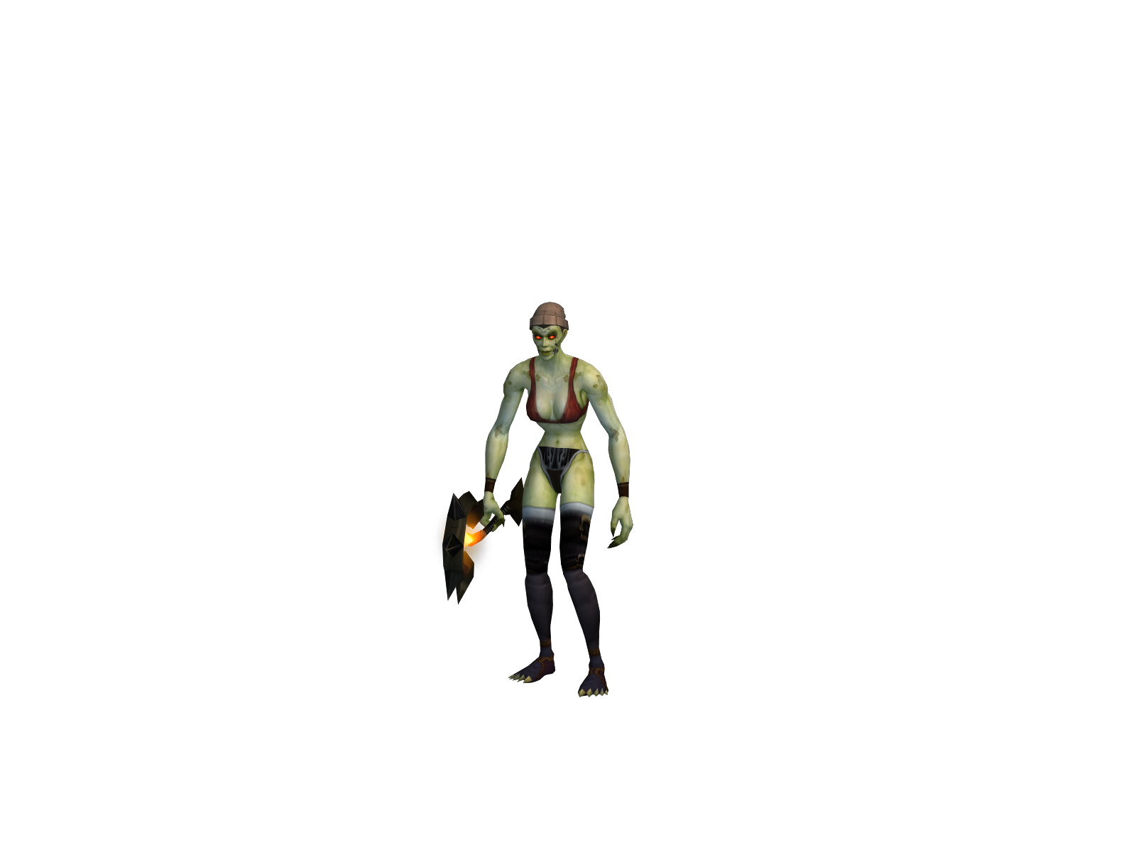 Toreta 3D character render