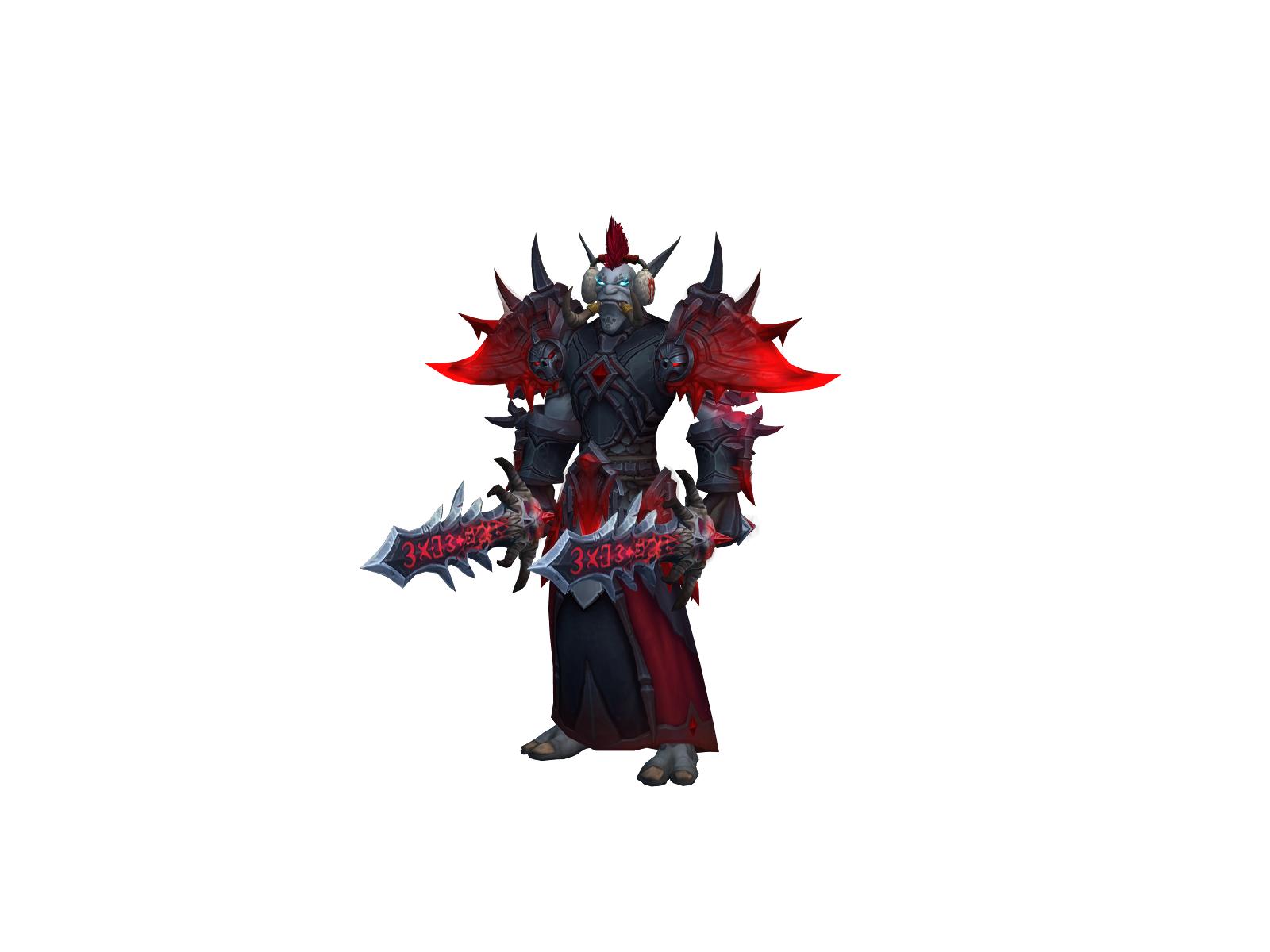 Darthius 3D character render
