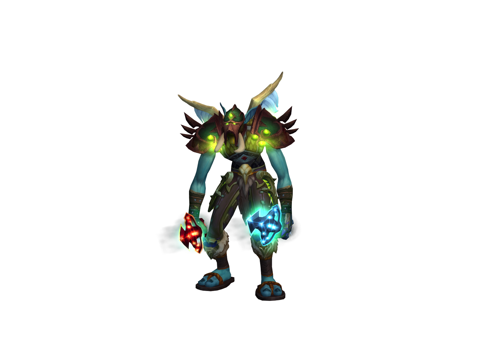 Tzepes 3D character render