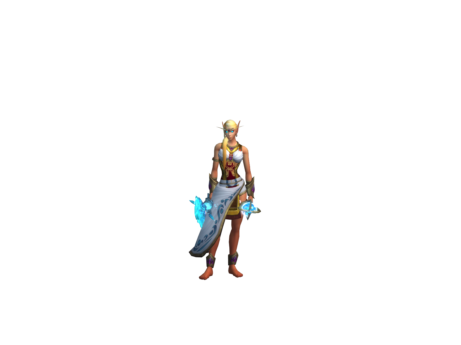 Synessa 3D character render