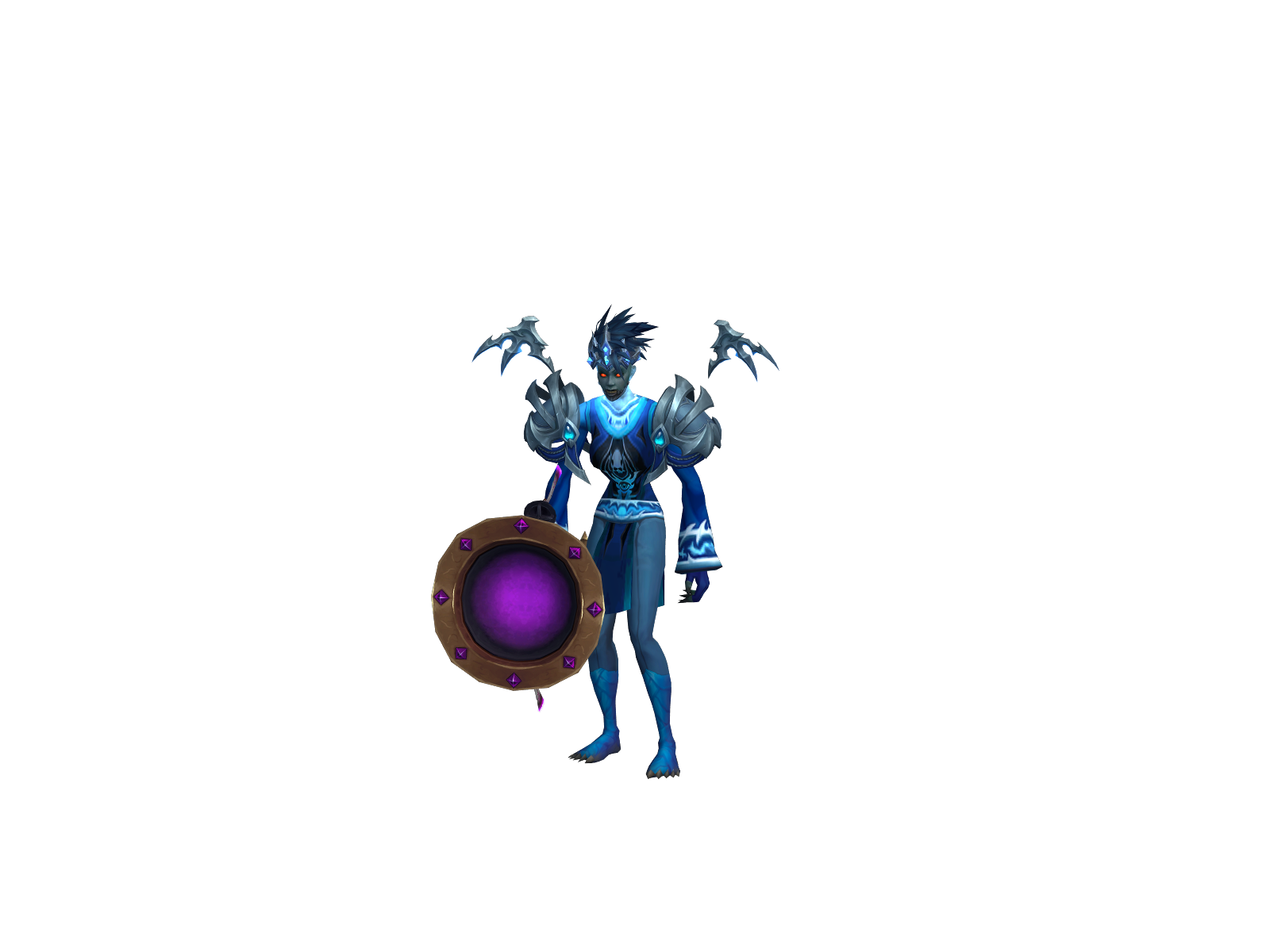 Pombot 3D character render
