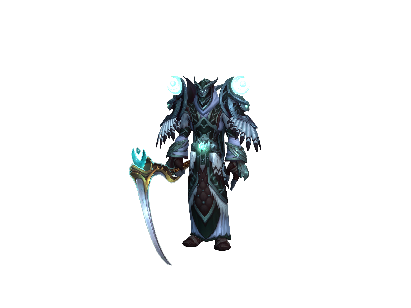 Aelunor 3D character render