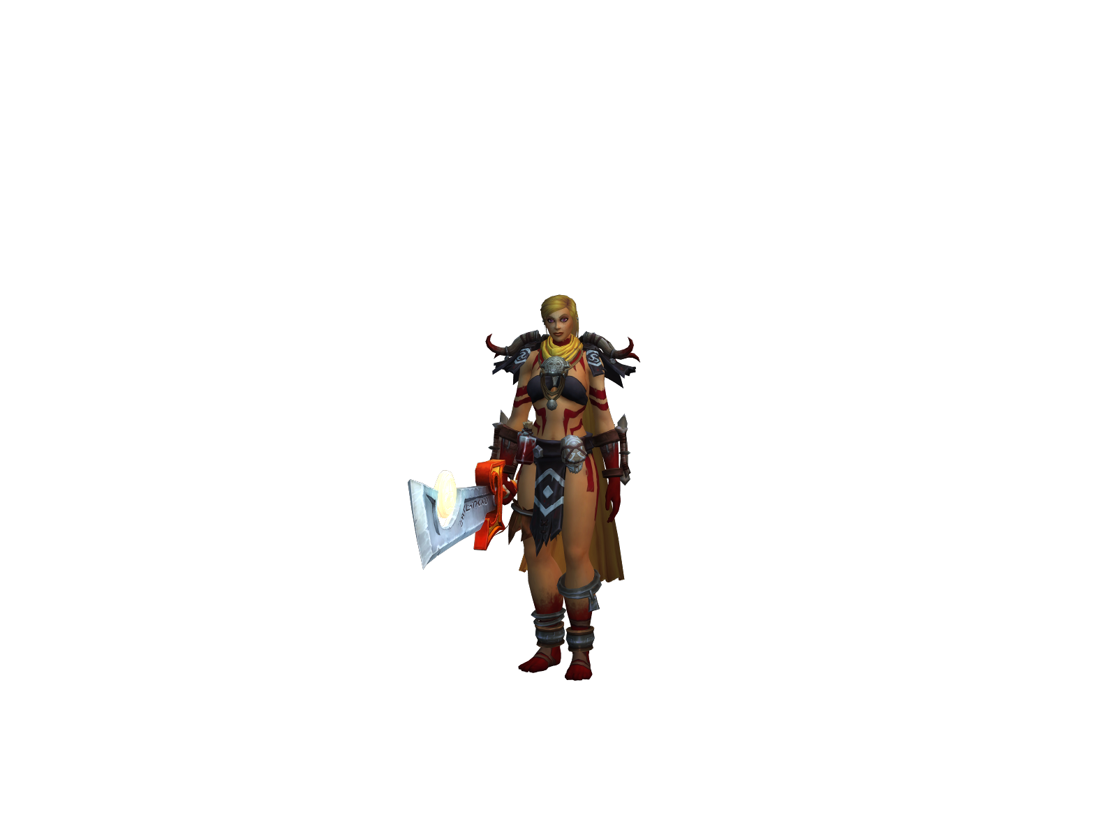 Sheirl 3D character render